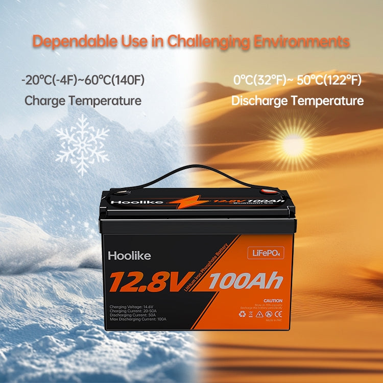 🔥 12.8V 100Ah Lithium Iron Phosphate Battery