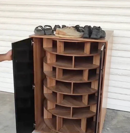 💪High-end quality🎉Clearance sale Large capacity rotating shoe rack（🎁Special Sale—Free Shipping）