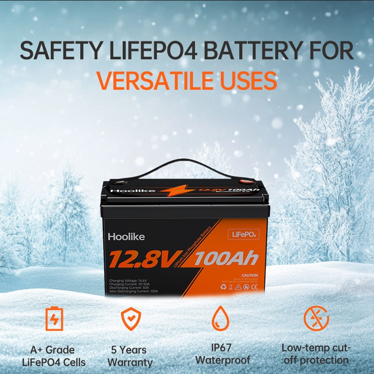 🔥 12.8V 100Ah Lithium Iron Phosphate Battery
