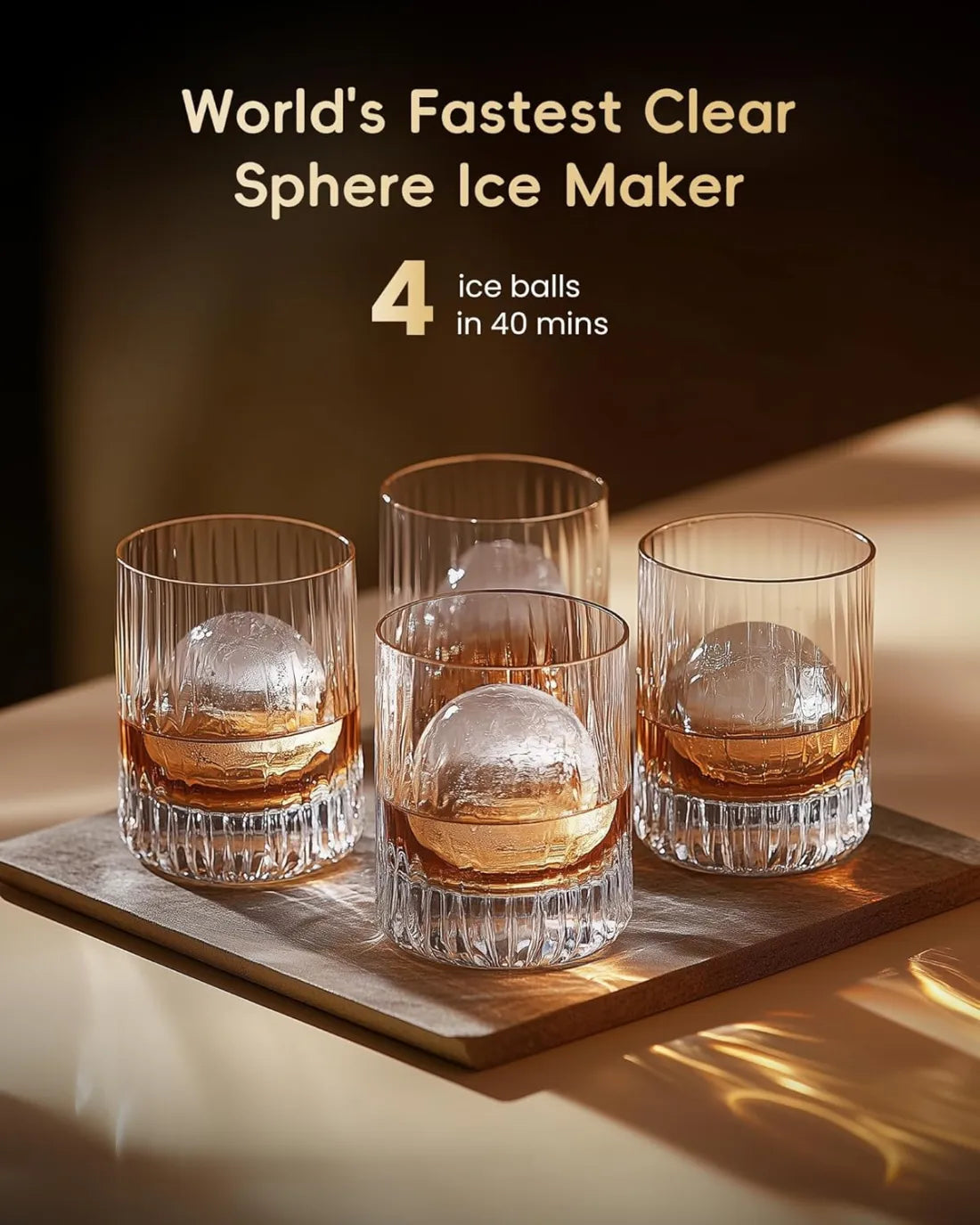 🛒 Clear Ice  Ball  Maker