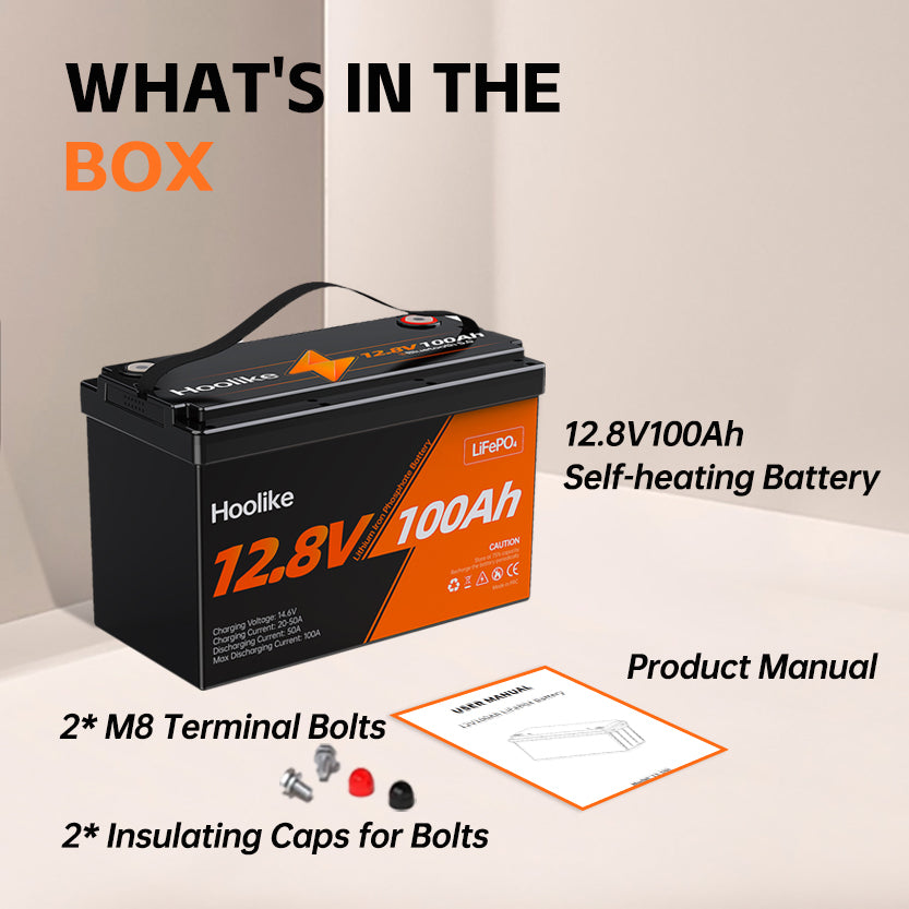 🔥 12.8V 100Ah Lithium Iron Phosphate Battery